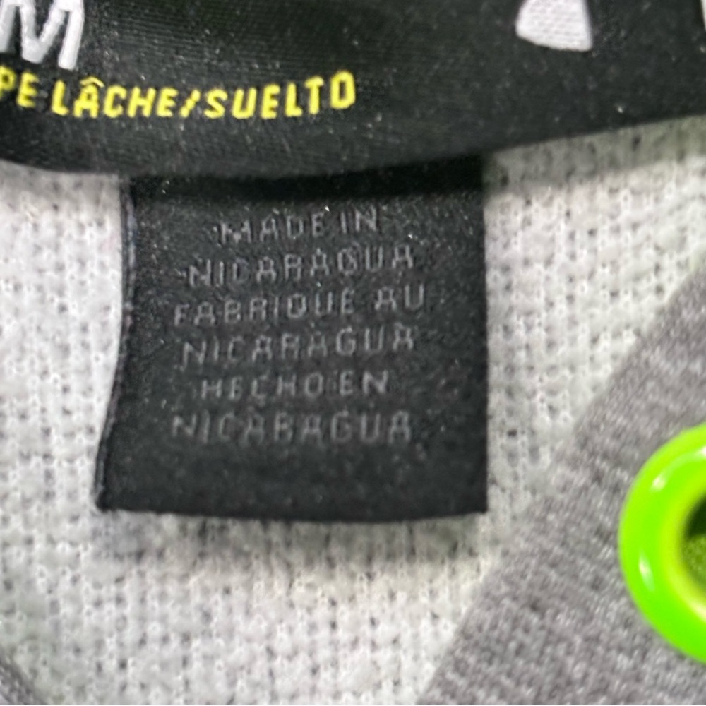 Under Armour Men's Loose Fit Hoodie Sweatshirt Size Medium Gray And Neon Green - Picture 4 of 9